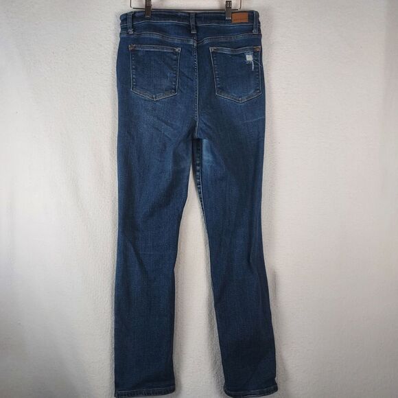 Judy Blue Distressed Jeans Women’s Size 9/29 Blue Denim Stretch Ripped Pants - Picture 2 of 13